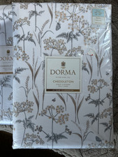 Dorma CHEDDLETON Cotton Blackout EYELET Curtains 66"x90” (W x L)
