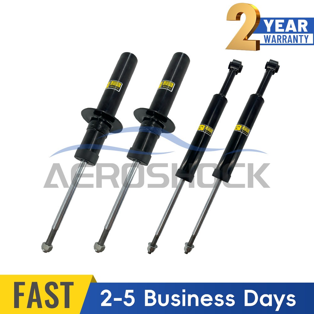 4PCs Front Rear LH+RH Shock Absorbers Fit Maserati Ghibli S Q4 AWD 670008897 14-