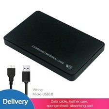 USB 3.0 2TB SATA SSD External Hard Drive Portable Desktop Mobile Hard Disk Case