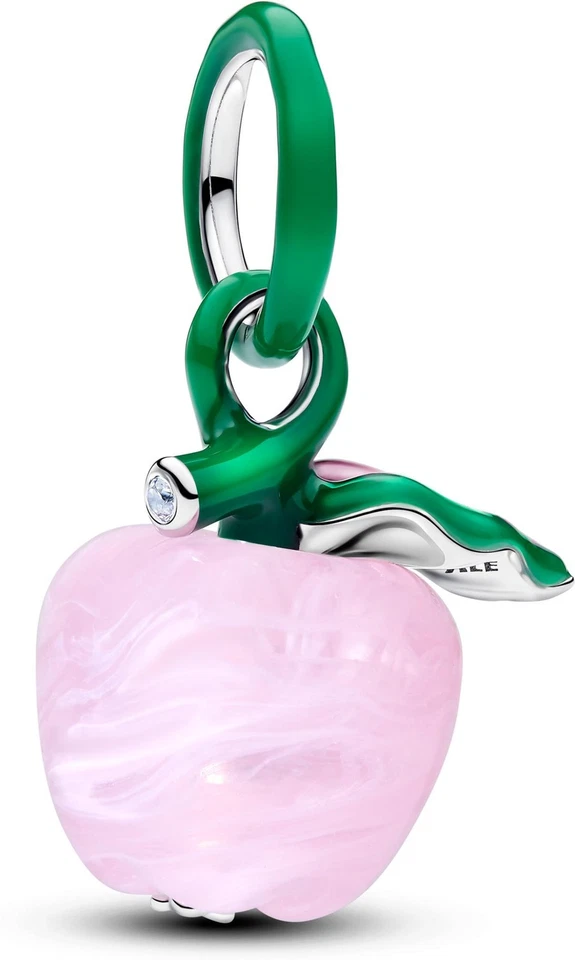 Pandora Murano Pink Apple Charm 794485C01 Charm Anhänger - Bild 1 von 1