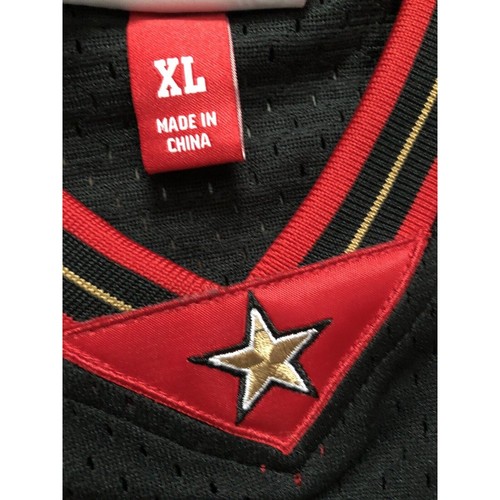 Mitchell & Ness Iverson 2000-2001 Sixers hardwood classic jersey black Men's XL - Picture 5 of 14