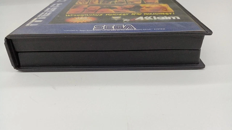 SEGA Mega Drive WWF RAW Japan Edition With Manual Rare Authentic Complete Set JP - Image 3 of 4