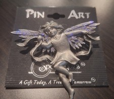 Vintage Art Nouveau Fairy Brooch