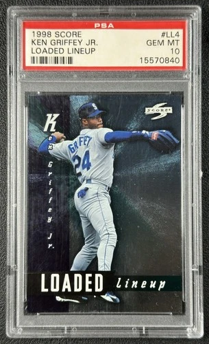 POP 8 KEN GRIFFEY JR. PSA 10 1998 SCORE #LL4 LOADED LINEUP MARINERS 840