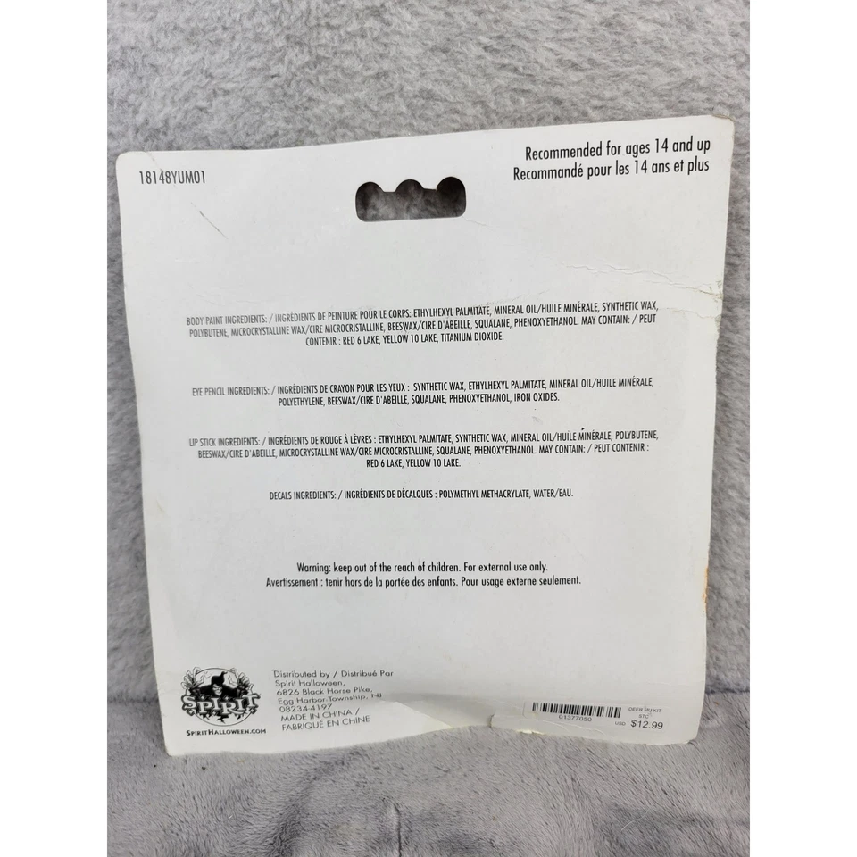 Kit de Maquillaje Calcomanía Ciervo Espíritu Disfraz Halloween Pintura Facial Cuerpo Pintura Lápiz Foto 2 de 2