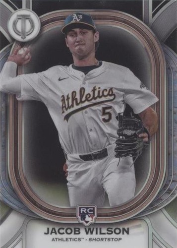 2025 Topps Chrome Jacob Wilson PP22 #50 Gold Refractor PSA 10 