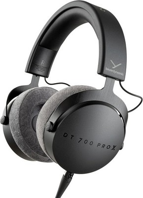 Beyerdynamic DT 700 PRO X Closed Back Wired Studio Headphones, Black With Grey