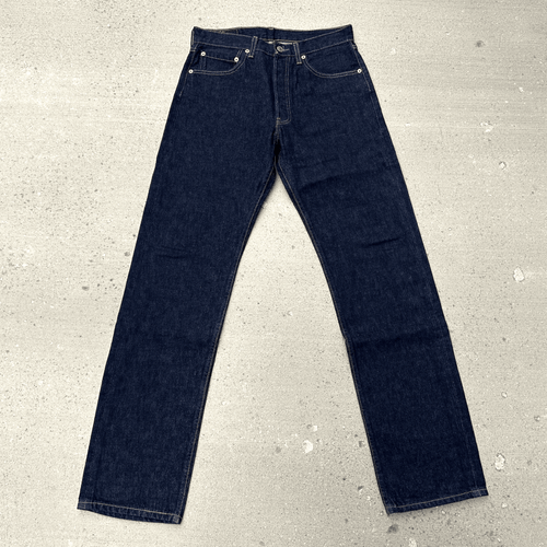 Levi's 501XX W32 L36 USA Made 2000s Vintage Dark Indigo Denim Jeans Big E - Bild 2 von 10