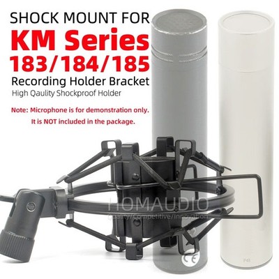 FOR NEUMANN KM184 KM185 183 SHOCK MOUNT ISOLATION MICROPHONE CLIP HOLDER BRACKET