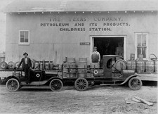 THE TEXAS CO. CHILDRESS TEXACO PETROLEUM DELIVERY PRODUCTS 5x7 REPRINT