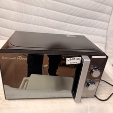Russell Hobbs RHM2061B-AG Solo Manual Microwave - 20L 800W - Black Mirror Door