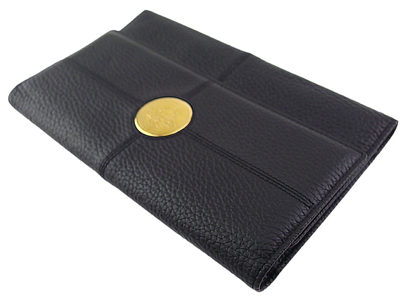 Gianni Versace Purse Black gold Women Authentic secondhand