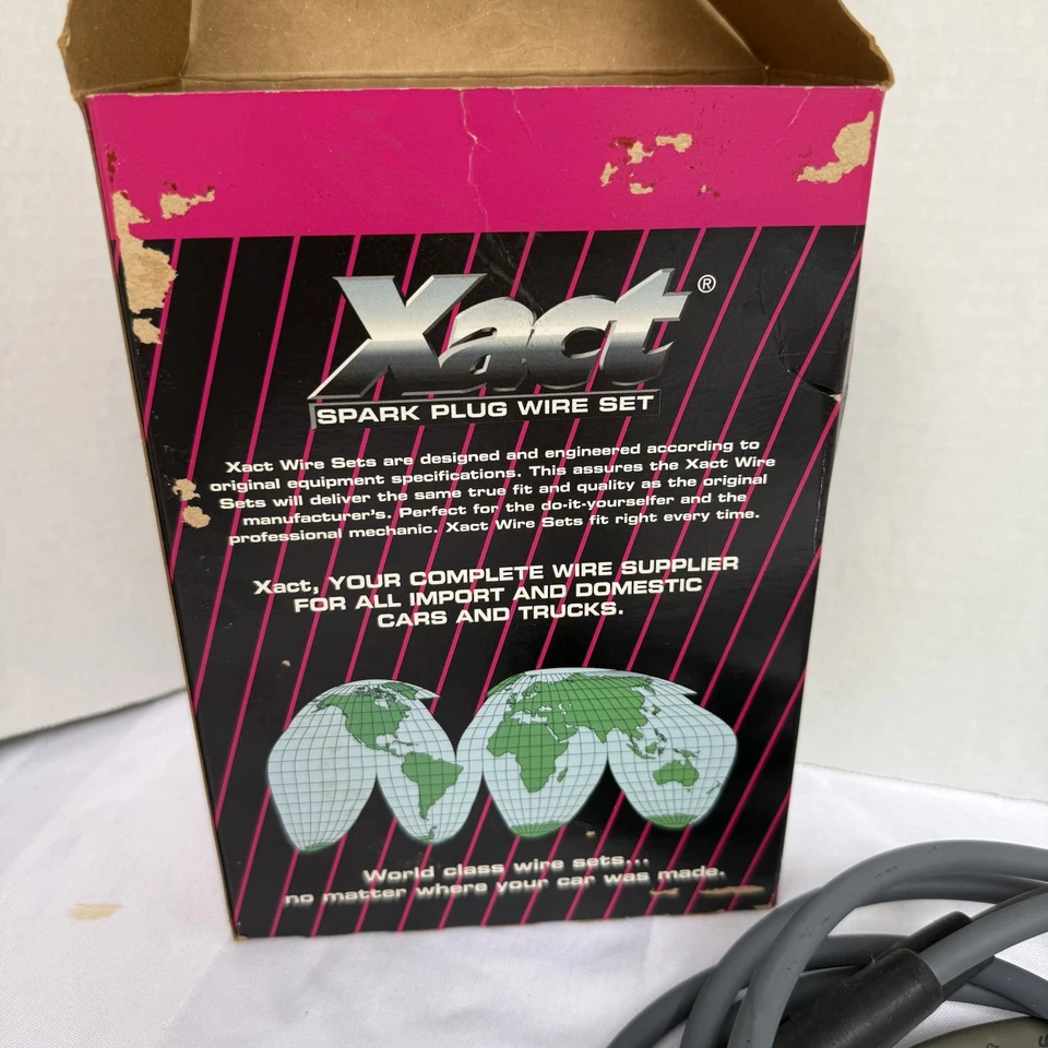 Y2K 2000 年代复古 Xact 火花塞 3339 丰田雷克萨斯 Pontiac Vibe 全新带盒 — 第 2/4 张图片