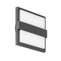 Led Wandanbauleuchte Nagai, IP65, 230V Ac, 50 Hz, 8,5W, 3000K, 780Lm, Graphit, S