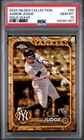 2024 Topps Gilded 99 Aaron Judge Gold Wave Refractor PSA 10 New York Yankees /75