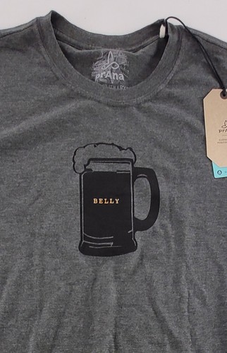 Prana Men's Beer Belly Journeyman Graphic T-Shirt Medium NWT
