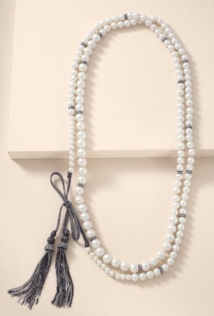 Stella and dot pearl necklace clearance