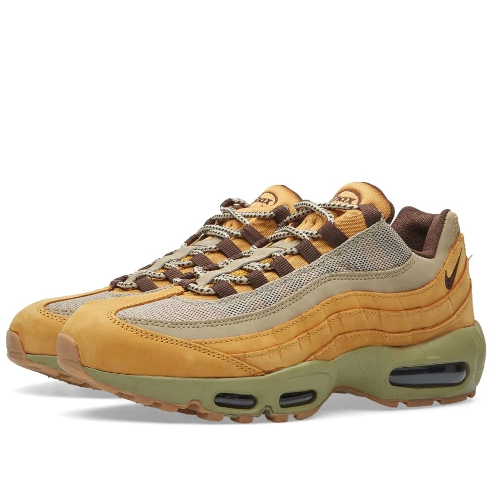 %Size 15 Men Nike Air Max 95 Premium Wheat Year 2015 / A 19 Size 15 - Nike Air Max 95 Premium Wheat for sale online | eBay main image 3