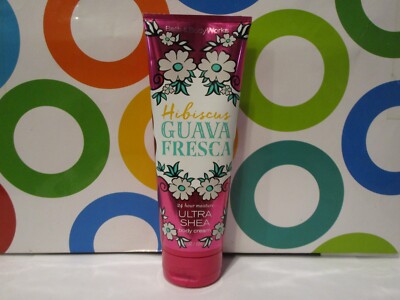 BATH & BODY WORKS ~ HIBISCUS GUAVA FRESCA BODY CREAM ~ 8 OZ