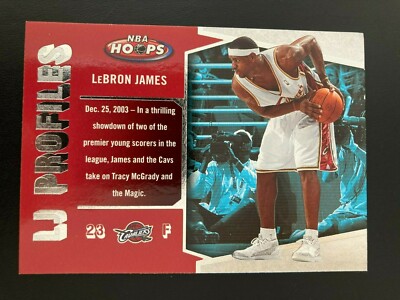 2005-06 NBA Hoops LJ Profiles LBJ-11 Lebron James (lesen)