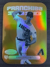 2020 Bowmans Best Zac Gallen RC Rookie Franchise 2020 GOLD Die Cut Refractor /50
