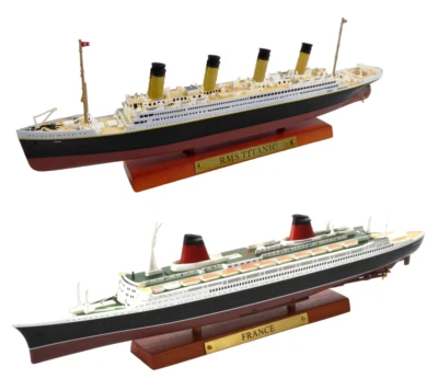 TITANIC + FRANCE Passagierdampfer 1:1250 Schiff Boot - Diecast Miniatur - Bild 1 von 4