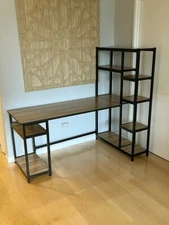 tribesigns reversible computer desk