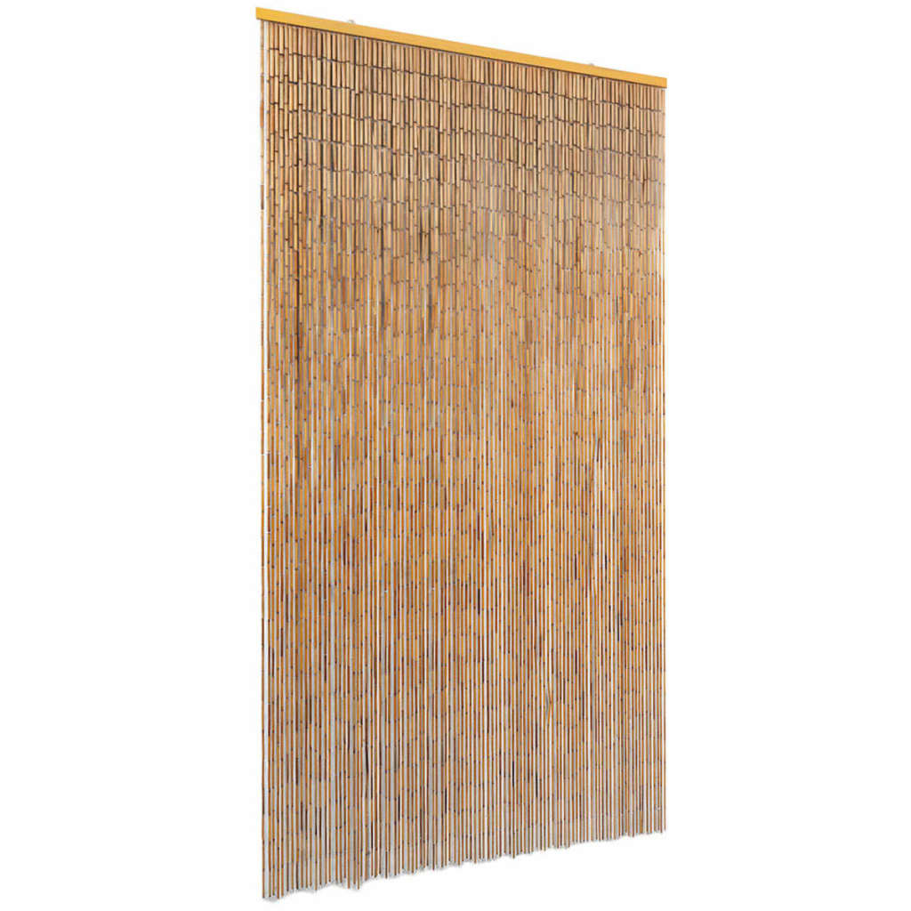 vidaXL Tenda Antimosche per Porte in BambĂą 100x200 cm