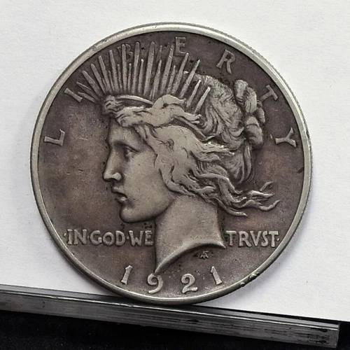 1921 Peace Dollar - XF Details, Old Cleaned (#59144-L)