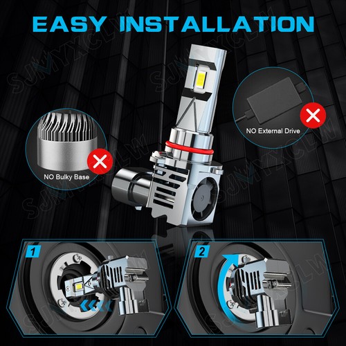SJMYXCLW 9005 H11 LED Headlight Bulbs for Chevy Silverado /GMC Sierra 1500 07-13 - 第 11/11 張圖片