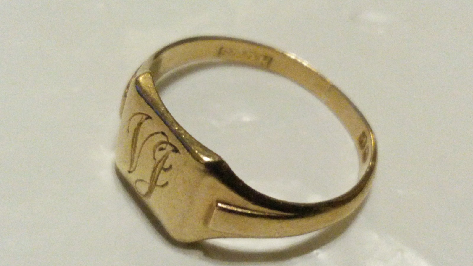 VICTORIAN 9ct Yellow Gold RECTANGULAR Shaped Face… - image 7