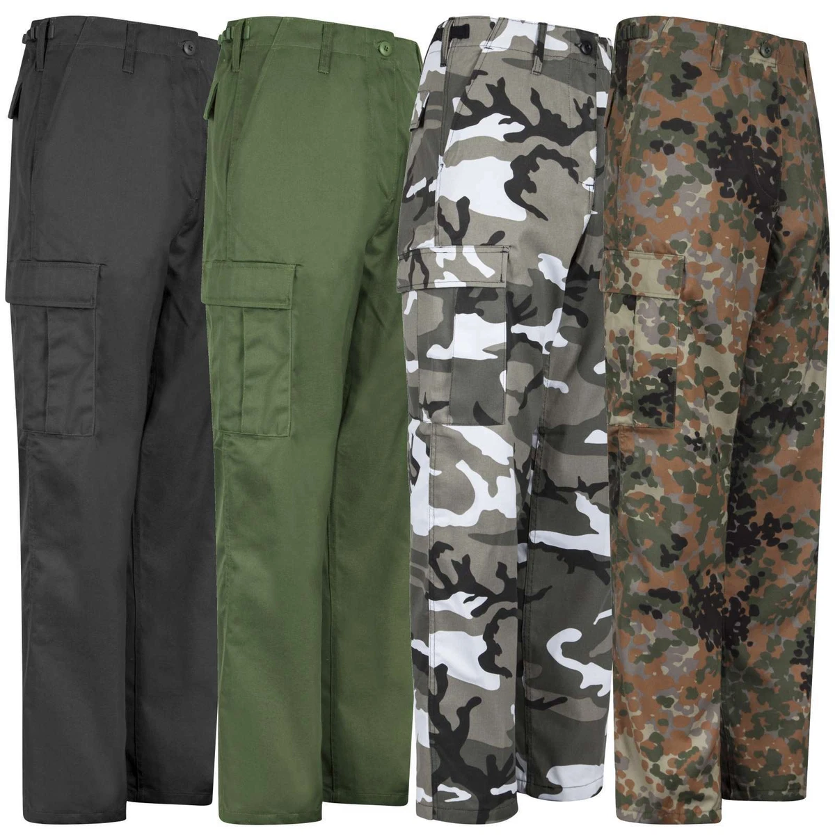 Mil Tec Mens US BDU Combat Trousers Army Military Cargo Pants Work Uniform