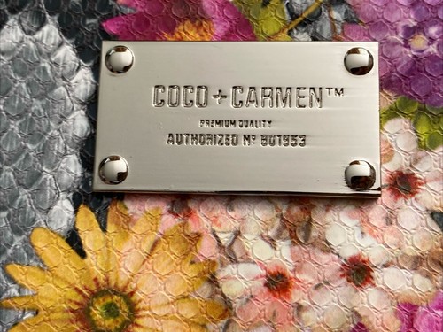 Coco + Carmen Crossbody Geldbörse Portemonnaie Blumenmuster Vegan - Bild 3 von 5
