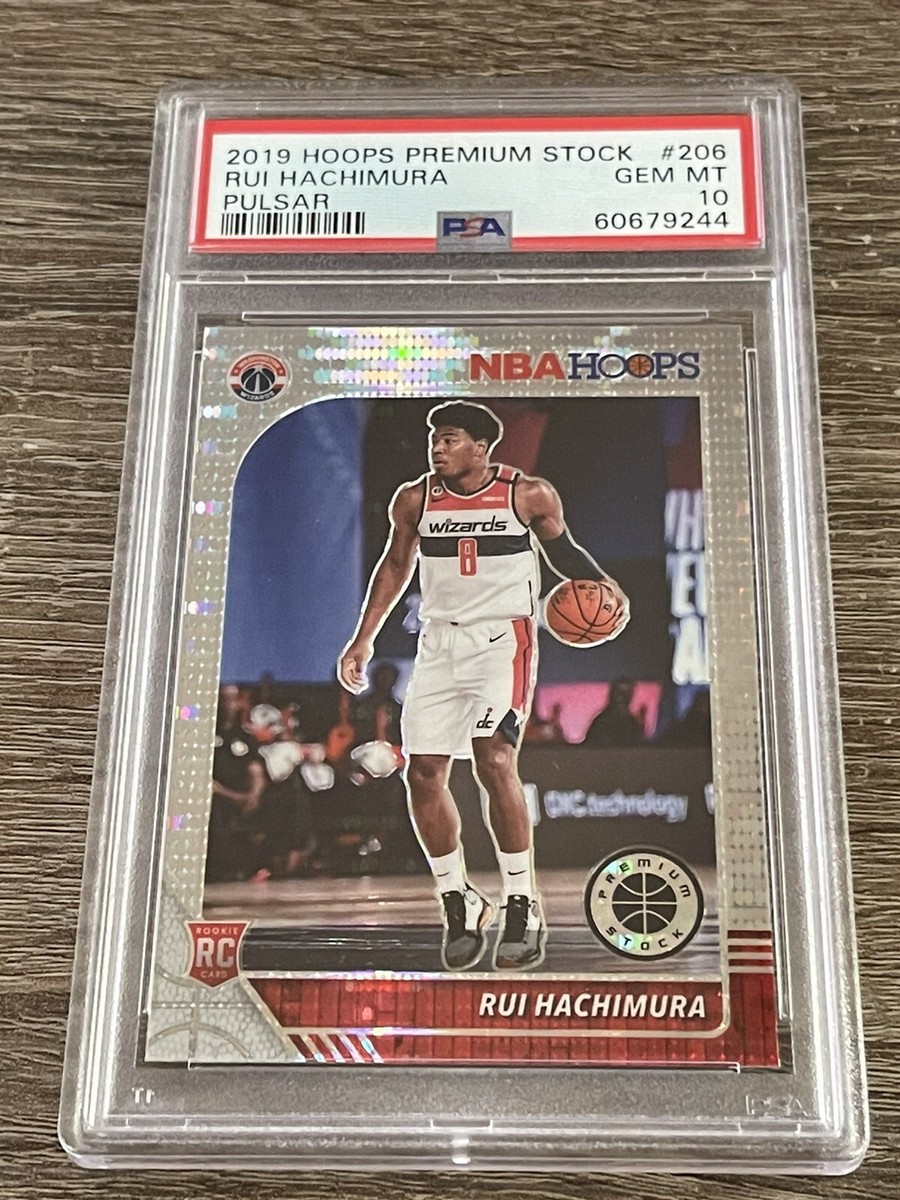 PSA 10 2019 Panini Hoops Premium Stock #206 RUI HACHIMURA PSA 10 2019 Panini Hoops Premium Stock #206 RUI HACHIMURA