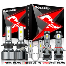 For Mazda Protege5 2002-2003 6x Led Headlight Bulbs High Low Beam Fog Light Kit For Mazda Protege5 2002-2003 6x Led Headlight Bulbs High Low Beam Fog Light Kit