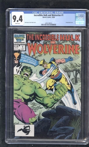 Incredible Hulk and Wolverine #1 CGC 9.4 (1986) Graded Marvel Comics