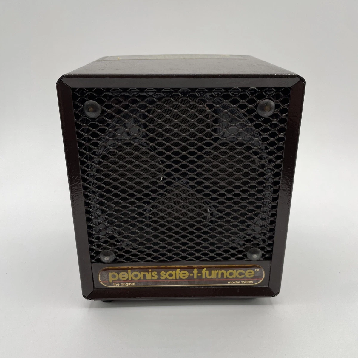 Vintage Pelonis Safe-T-Furnace 1500W The Original Portable Space Heater  Brown | eBay