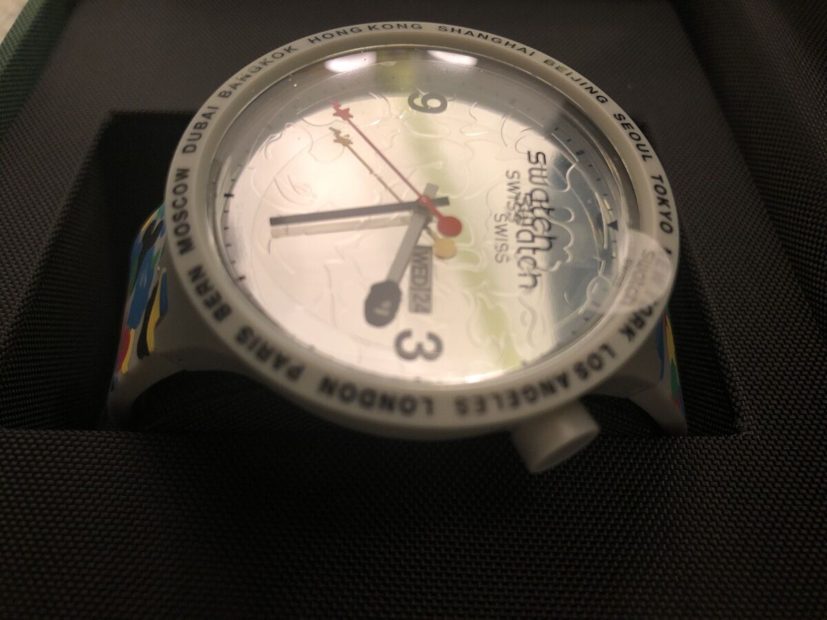 Swatch X Bape Tokyo Gray Multi Camo Watch Ltd Edition SOLD Swatch X Bape Tokyo Gray Multi Camo Watch Ltd Edition SOLD