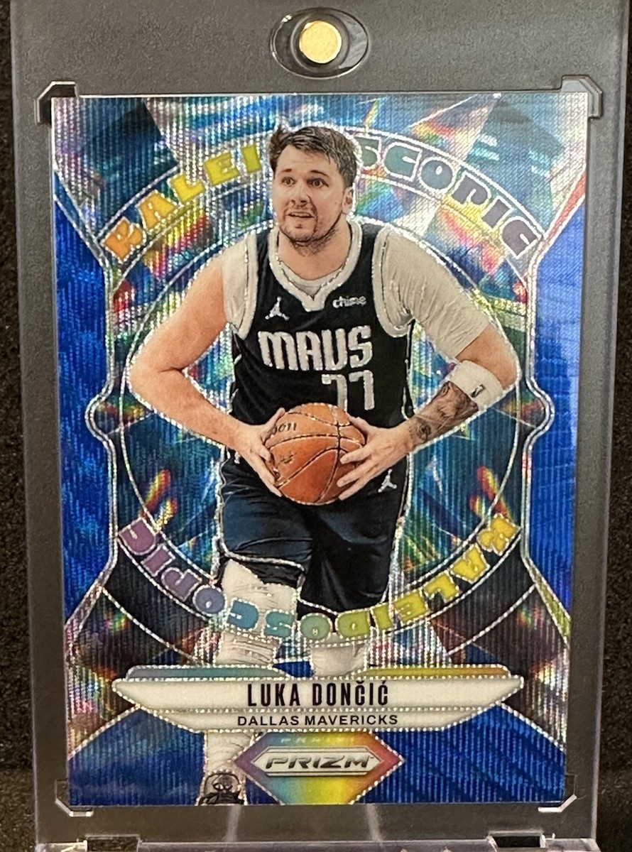 Luka Doncic 2024-25 Panini Prizm #14 07/175 Blue Wave
