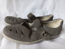 Waldläufer Damen Sandalen Grau Gr. 42 UK 8