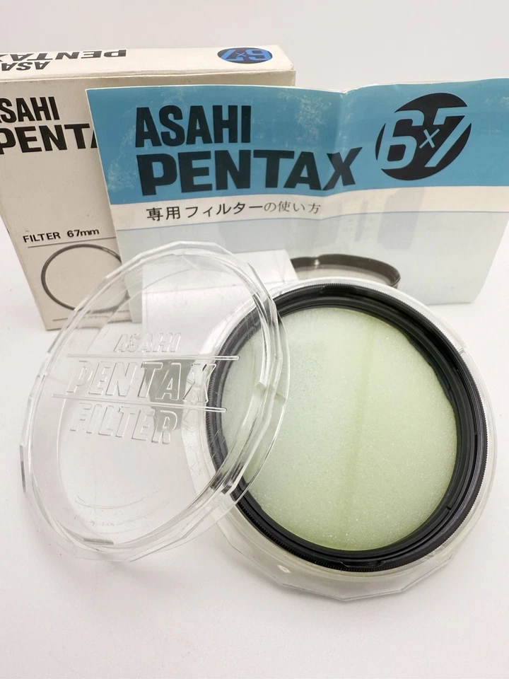 [MINT in Box] Asahi Pentax 6x7 67mm Mor. & Eve. Camera Lens Filter JAPAN #J39 - Image 2 of 4