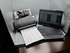 Fujitsu fi-7180 Document Scanner FULLY  TESTED  w/ AC Adapter + USB Cable