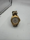 Vintage  Seiko Sports 100 Watch- Gold Tone Seiko Quartz UNTESTED