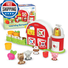 Learning Resources Peekaboo Learning Barnyard Playset - Farm Animal Toys