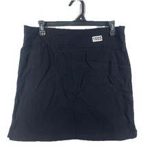 Rafaella Skort Womens M Black Pull On Stretch 18" Athleisure Athletic Casual