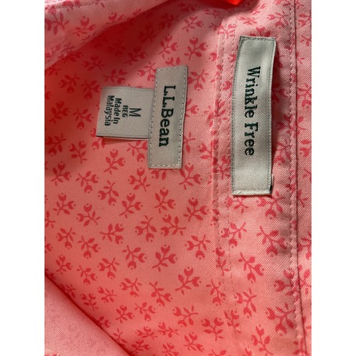 L.L. Bean Pink Graphic Button-Up Top - Picture 3 of 4
