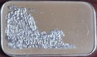 1982 Silver Towne Stagecoach (without Sun) 1Oz .999 Fine Silver Art Bar