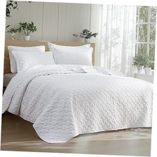 California King Quilts - Lightweight Cal King 111" x 106" 08 - White