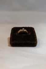 14K Yellow Gold 1/5c Genuine Diamond Wedding Set Size 6