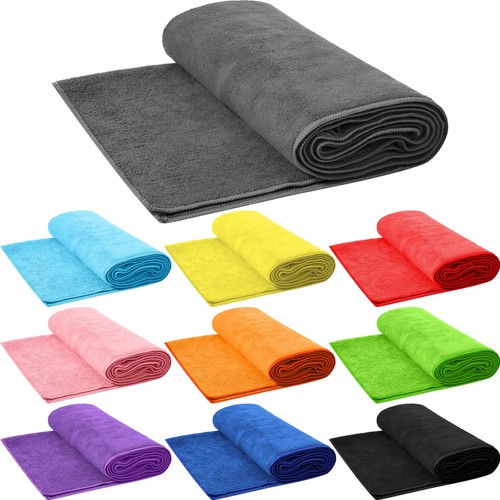 10 Pcs Hot Yoga Towel Bulk Non Slip 27" x 72" Microfiber Anti Slip Absorbent ...